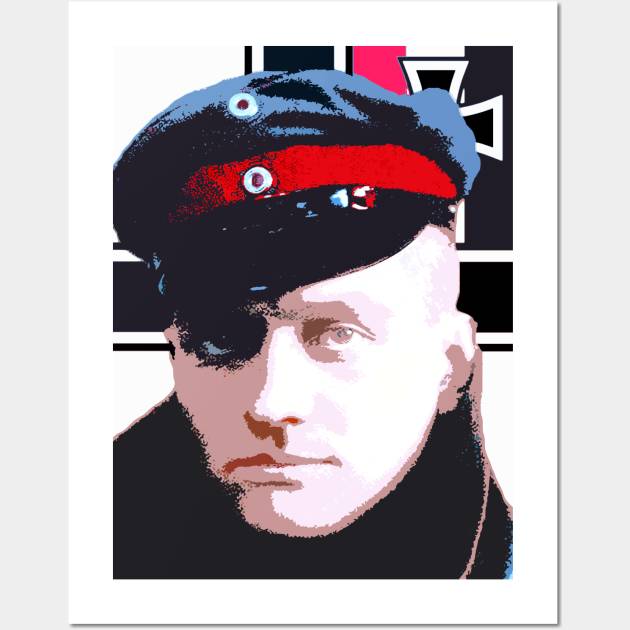 Manfred von Richthofen - the red baron Wall Art by oryan80